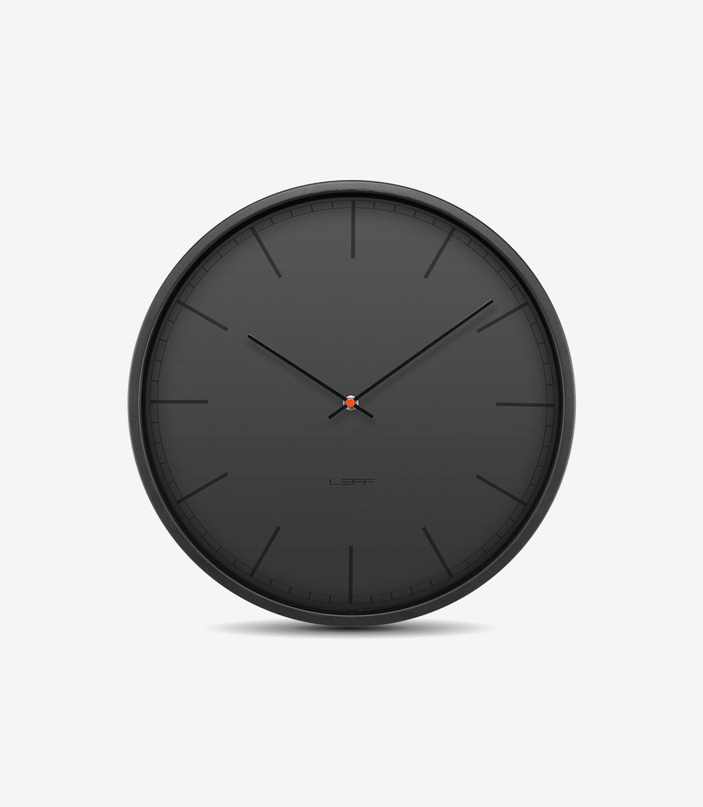 Huygens Tone35 Wall Clock Black & Office Clock