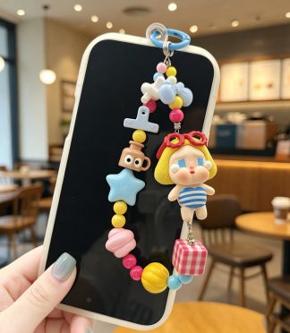 Summer Love Clan Phone Chain Pendant Bag Holder Keychain